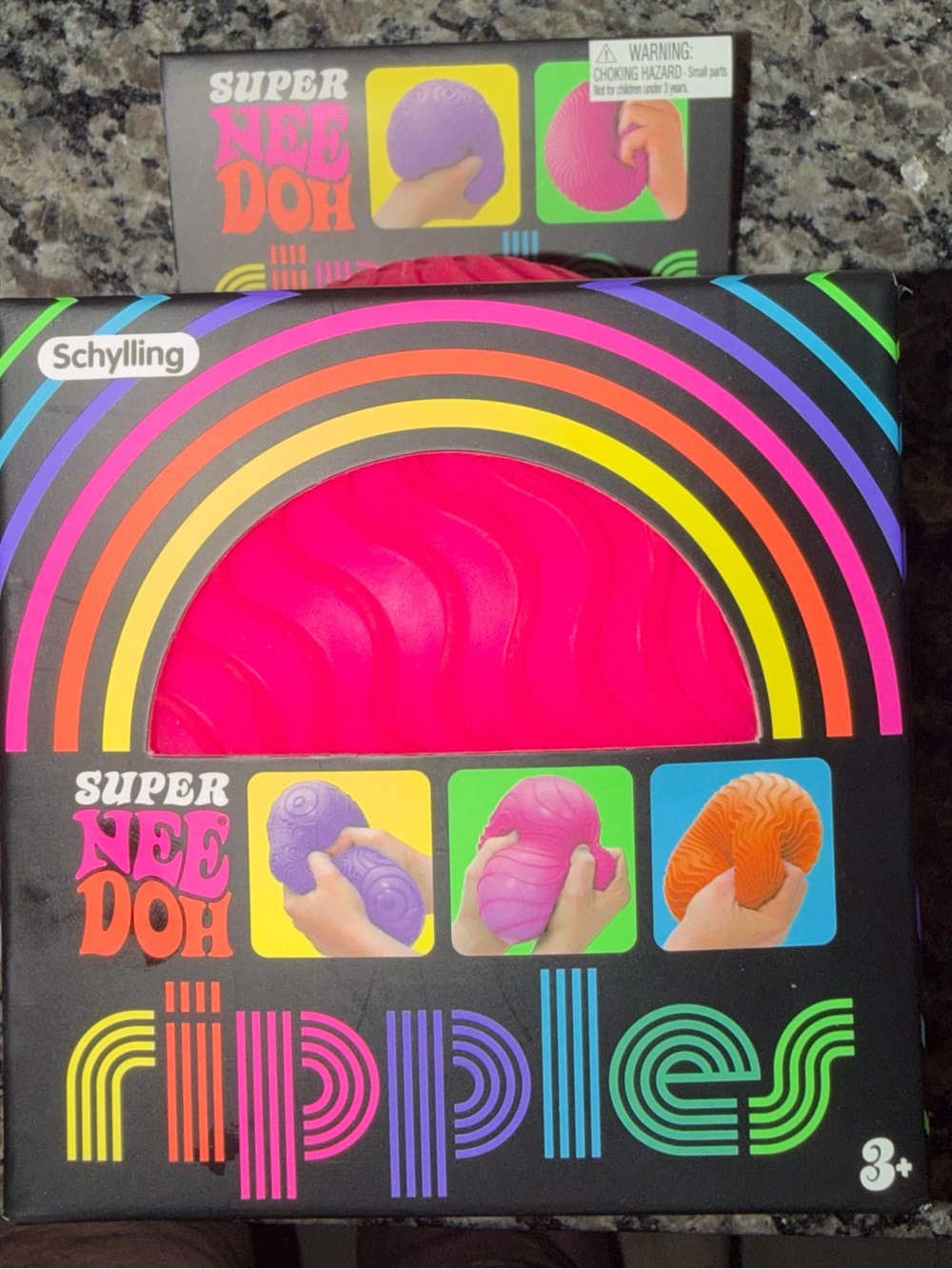 Super NeeDoh Ripples squishy - Pink